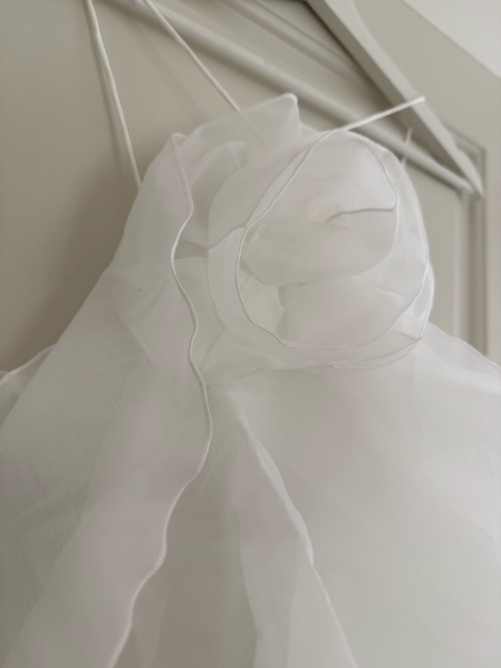 Aje White Ruffled One-Shoulder Mini Dress - Picture 6 of 16